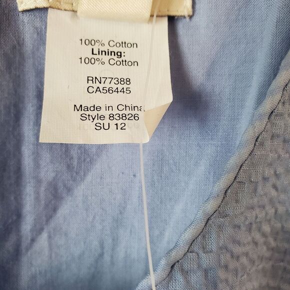 J. Crew Blue Scoop Neck Sleeveless Sundress - Picture 4 of 7